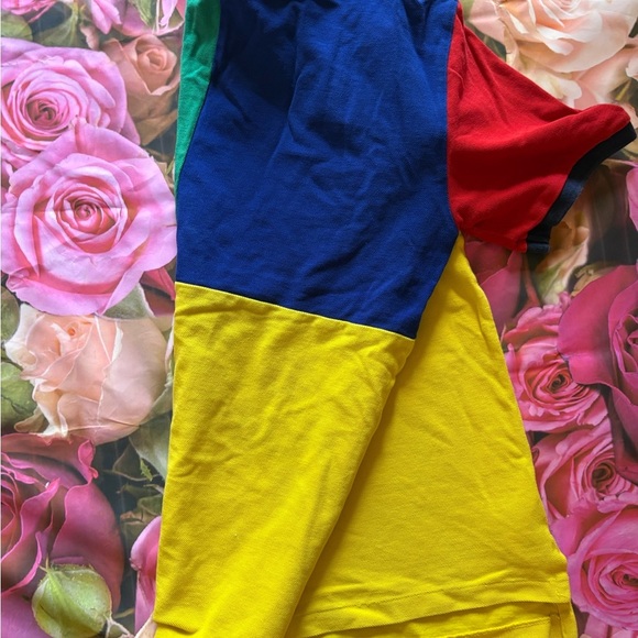 Polo by Ralph Lauren Kids Color Block‎ Polo Shirt  size 18/20 - Picture 2 of 4